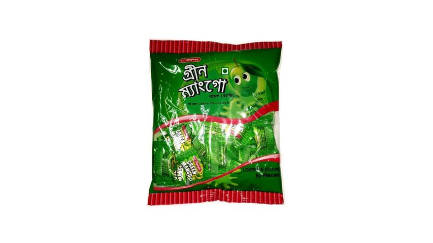 Olympic Green Mango Candy Pouch 50 Pieces