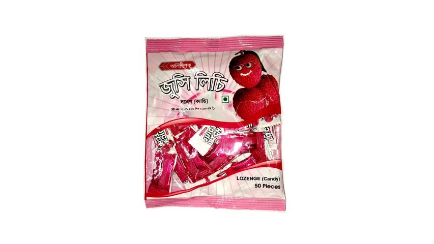 Olympic Juicy Litchi Candy Pouch 50 Pieces 
