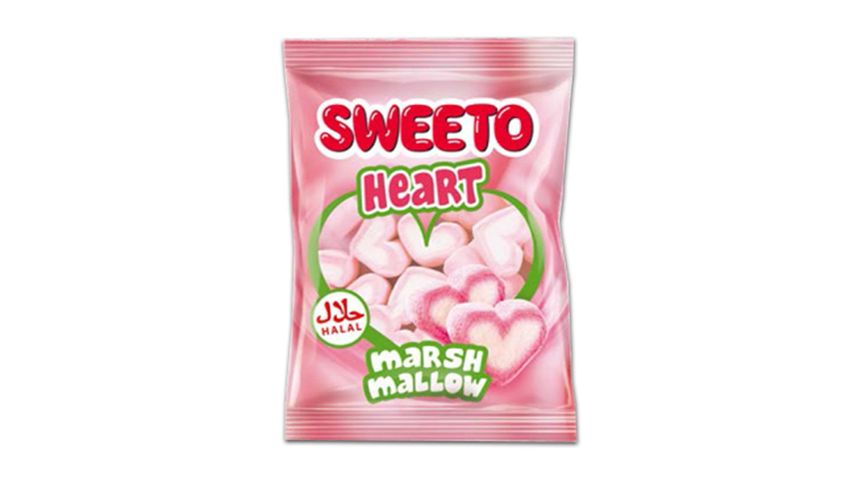 Sweeto Marsh Mallow Heart 30g