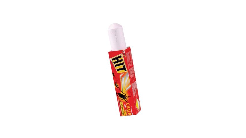 Hit Chalk Kills Cockroach 12 Pieces