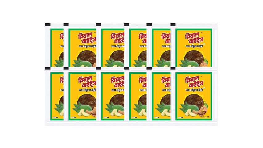 Real Bites Mango Tamarind Chutney 12 Pieces