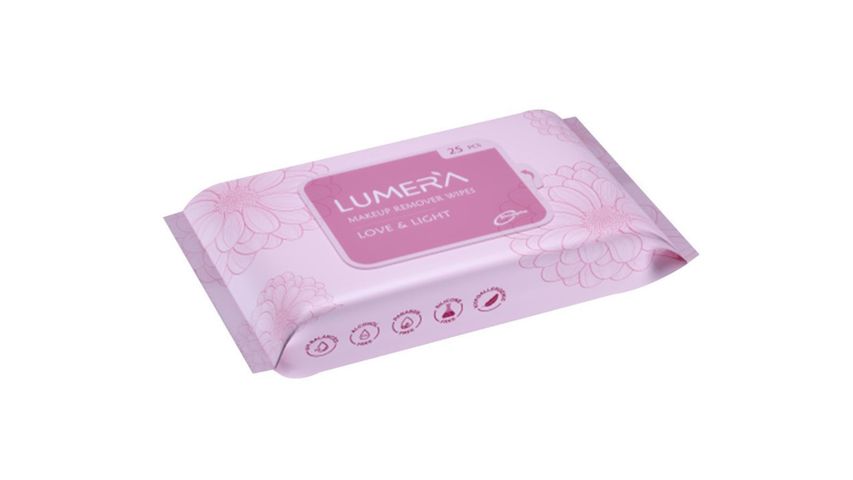Lumera Make Up Remover Wipes 25pcs