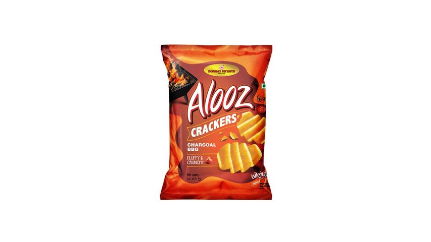 Alooz Crackers Charcoal BBQ 22g (+/- 5g)