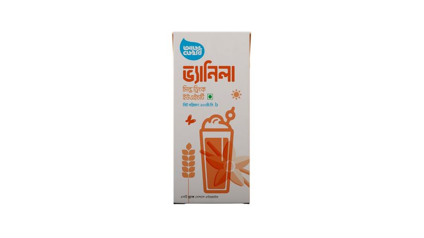 Aarong Dairy Uht Vanilla Milk Drink 200ml