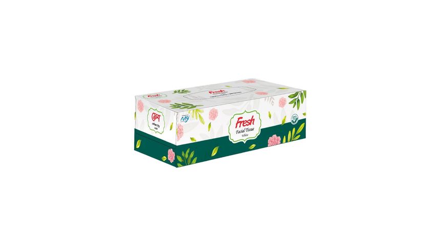 Fresh Facial Tissue White Assorted 120 Sheets x 2 Ply