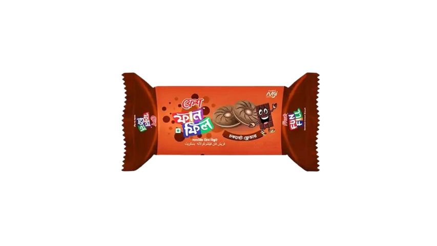 Fresh Fun Fill Sandwich Chocolate Cream Biscuit 38 g +/- 6 g