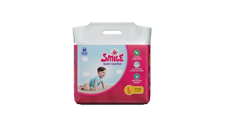 Smile Baby Diaper Large 8-14kg 24pcs