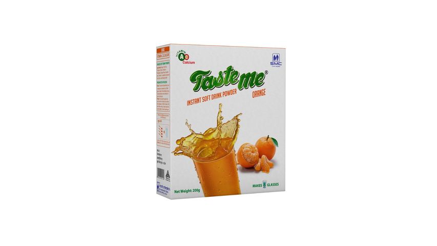 Taste Me Orange Instant Soft Drink Powder 200g