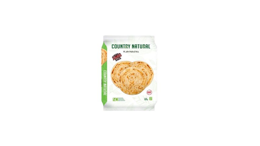 Country Natural Plain Paratha Jambo Size 20 Pieces 1600g