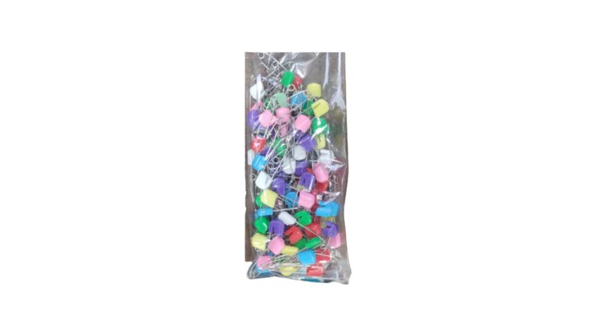 Safety Pin Plastic Head Colorful 1 Set 20 Pieces