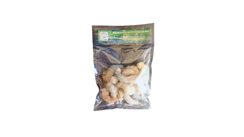 Golda Shrimp Head Less Shell Less (10-12pcs) 500g Block (Export Quality)