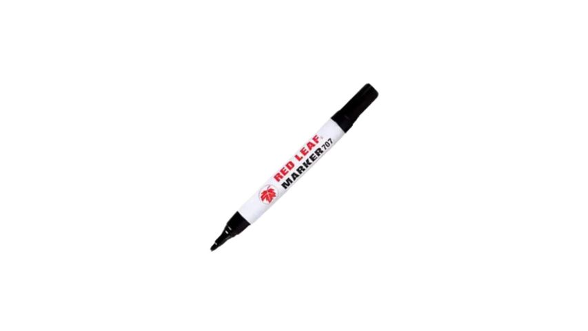 Red Leaf 707 Permanent Marker Black 1 Piece