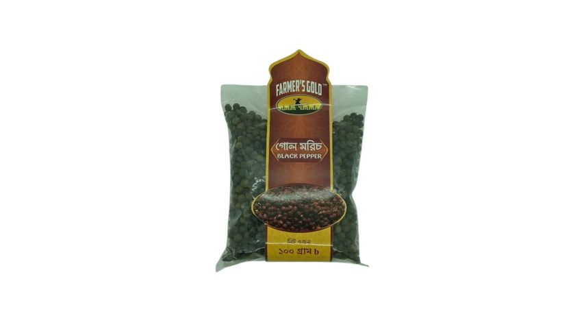 Farmer's Gold Black Pepper Whole 100g