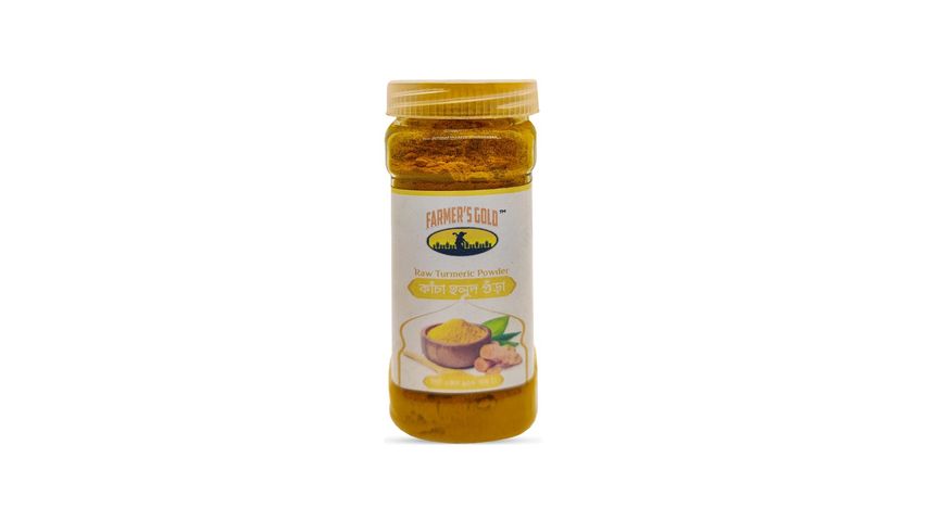 Farmer's Gold Raw Turmeric Powder (Kacha Holud Gura) 100g