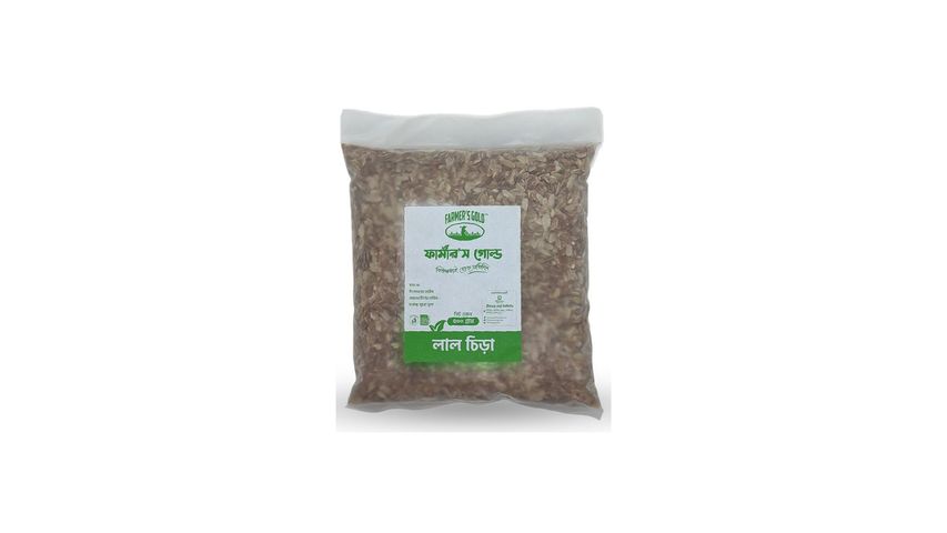 Farmer's Gold Red Flattened Rice (Lal Chira) 500g