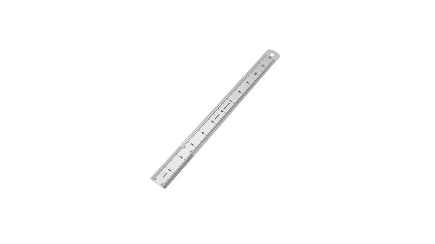 Steel Scale 12 Inch 1 Piece