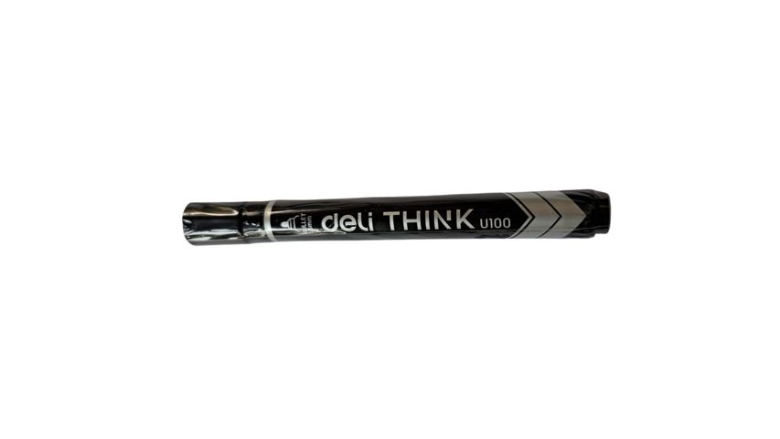 Deli Think Permanent Marker Black 1 Piece