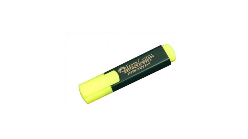 Faber-Castell Highlighter Marker Yellow 1 Piece