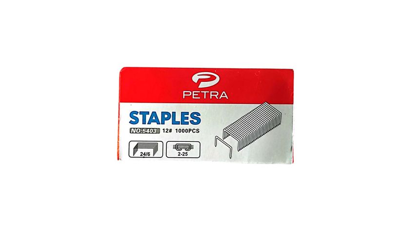 Petra Staples Stapler Pin 1 Box