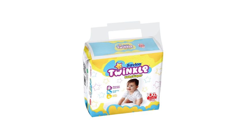 Savlon Twinkle Baby Belt Diaper XXL 15-30kg 24 Pieces