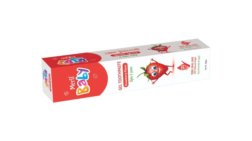 Meril Babygel Strawberry Toothpaste 45g