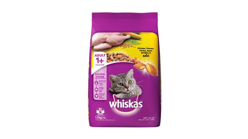 Whiskas Adult 1 Year Chicken Flavour 1.2kg