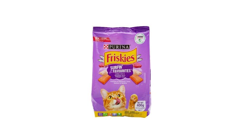 Purina Friskies Surfin Favourites Cat Food 400g