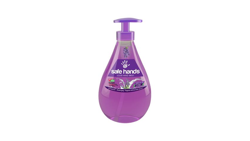 Safe Hands Liquid Handwash Lavender Pump 350ml
