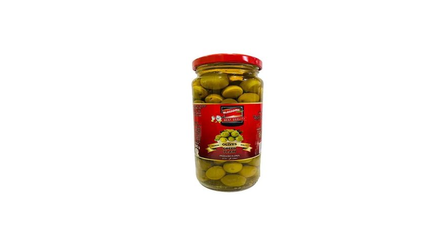 Blossoms Green Olives Plain 340g