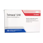 Telmacal 5mg + 40mg 1 strip - OPL3363