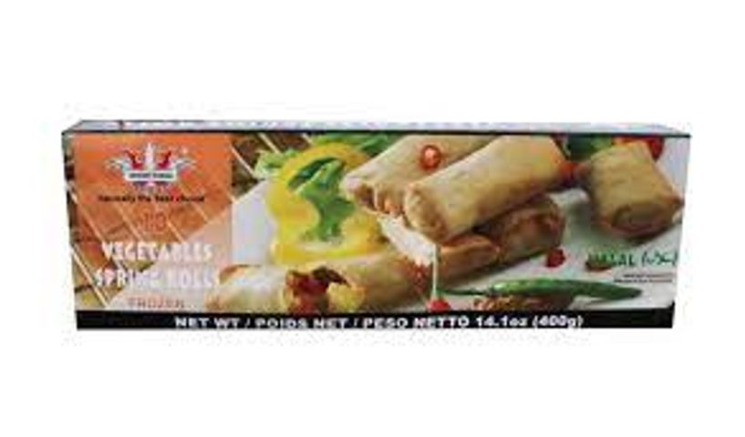 Crown Farms Mini Vegetables Spring Rolls 20 Pieces 300g