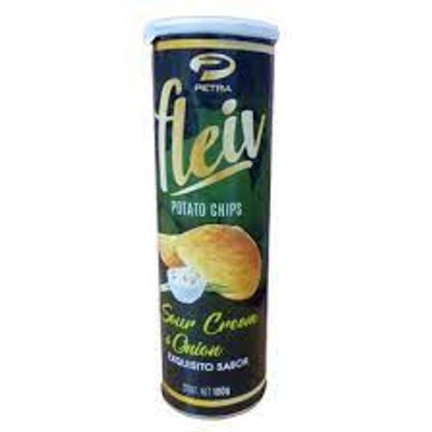 Petra Fleiv Sour Cream & Onion Potato Chips 100g