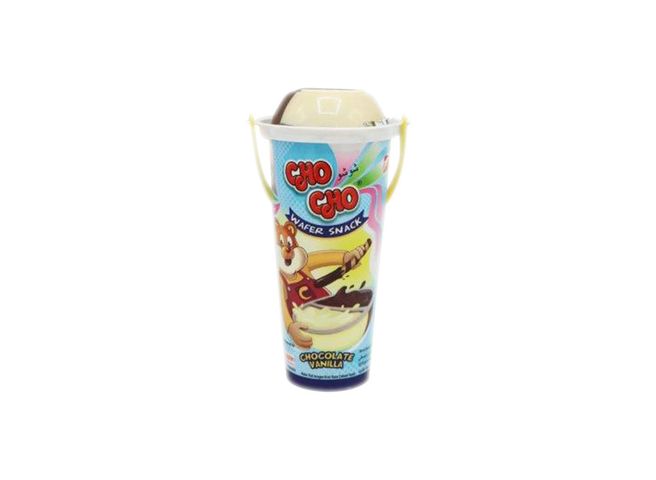 Chocho Wafer Snack Chocolate Vanailla 35 -+ 5g