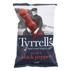 Tyrrell's Sea Salt and Cracked Black Pepper Crisps 150g