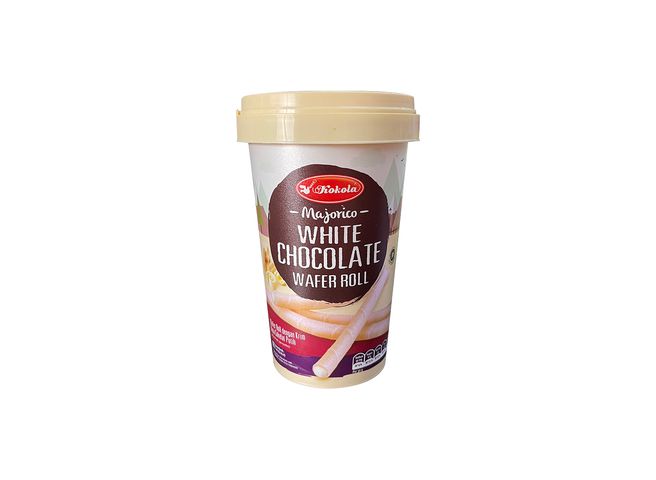 Kokola Majorico White Chocolate Wafer Roll 120g