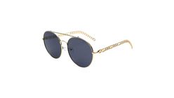 Large Frame Metal Round Sunglasses 1pc