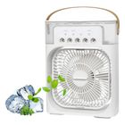 Water Spray Air Cooler Fan Multifunction Portable Air Conditioner Cooling Fan for Home Hotel Outdoor Use White 1 Set