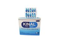 KINAL - Paracetamol 500mg + Caffeine 50mg Capsules - Box of 100