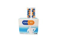 KINAL IBU - Paracetamol 325mg + Ibuprofen 200mg + Caffeine 30mg Capsules - Box of 100