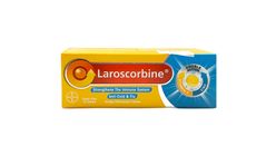 LAROSCORBINE - Vitamin C 1g Orange Effervescent Tablets - Box of 10