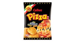 Calbee Pizza Flavoured Potato Chips 90g