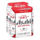 Asahi Crystal 3.5 Alc. King Can Pack 4 x 500ml