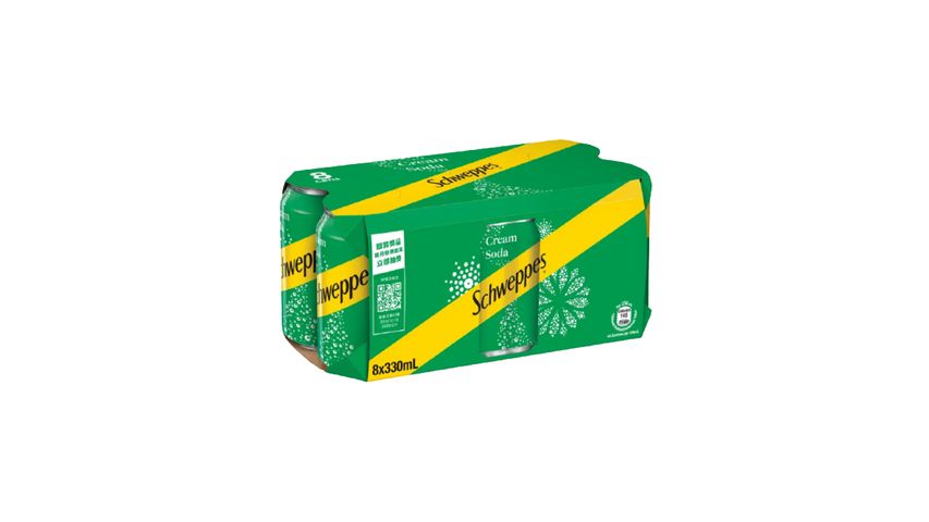 Schweppes Cream Soda 330ml x 8cans