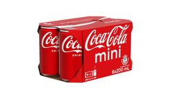 可口可樂汽水 (迷你罐) 6pcs x 200ml