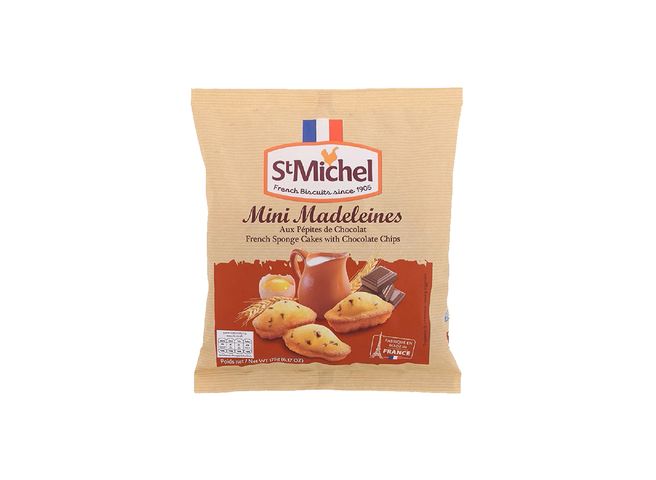 St. Michel Madeleines Chocolate Chips Cake 175g (The new and old packaging will be shipped out randomly)