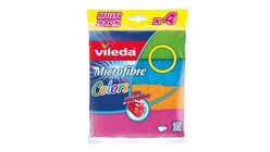 VILEDA 3D MICROFIBRE COLOR CLOTH 2577  4S 