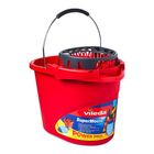 Vileda Bucket with Wringer 28cm x 30cm x 37cm 1 Piece 2520