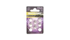 Matsusho Button Cell Alkaline LR44 8pcs 6946
