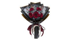 Leselle Preserved Flower Bouquet Classic Red Roses M 1 Bouquet