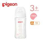 Pigeon Glass Nursing Bottle with Peristaltic PLUS (M Size Nipple) -  8oz/240ml
